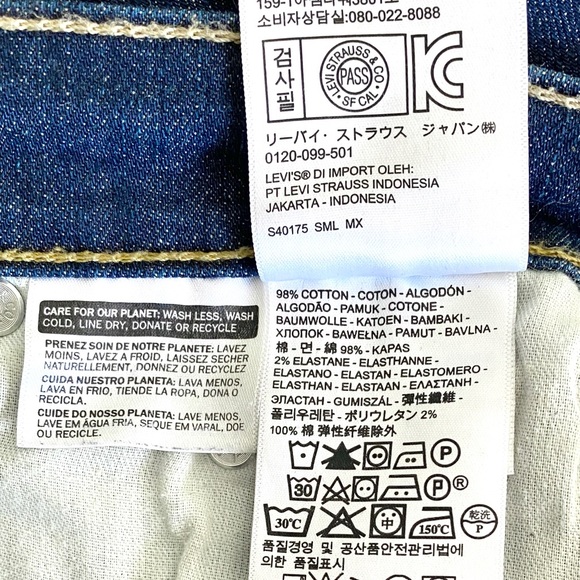 LEVI’S 513 Slim Straight Leg Jeans - Picture 8 of 9
